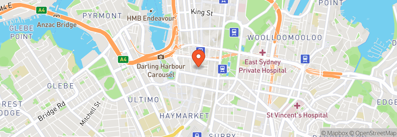 Map of The Metro Theatre