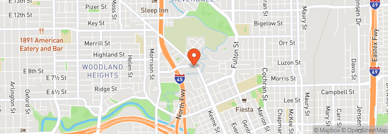 Map of White Oak Music Hall