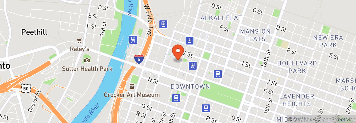 Map of Golden 1 Center