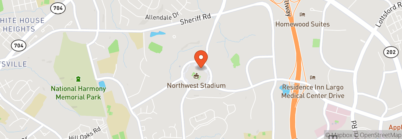 Map of Northwest Stadium